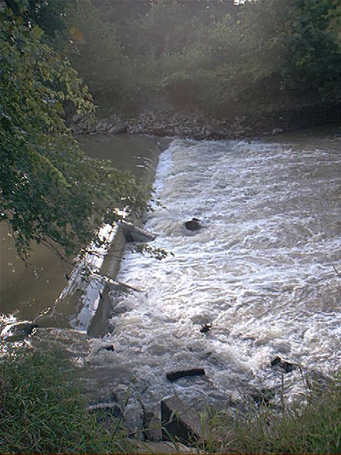 Falls at Patoka River in Winslow