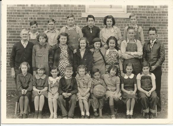 Ayrshire School 1937-38 Upper Classes